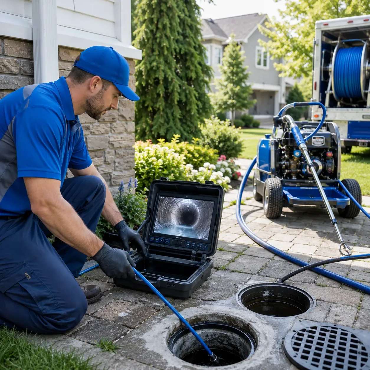 Outdoor drain cleaning professionals serving Allamuchy, NJ